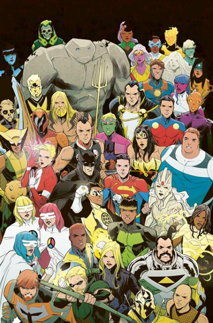 Justice League vs. The Legion of Super-Heroes #6 (Scott Godlewski Cover)