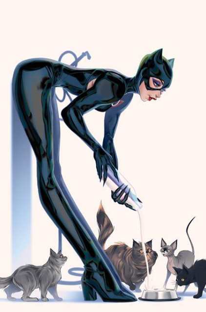 Catwoman #52 (Sweeney Boo Card Stock Cover)