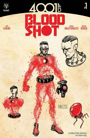4001 AD: Bloodshot #1 (10 Copy Character Design Cover)