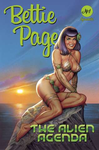 Bettie Page: The Alien Agenda #1 (Linsner Cover)