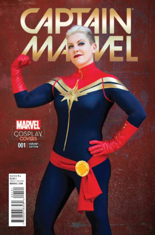 Captain Marvel #1 (Cosplay Cover)