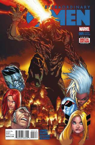 Extraordinary X-Men #5 (Ramos 2nd Printing)