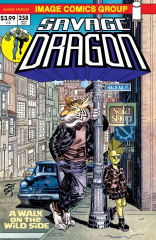 Savage Dragon #258 (Retro '70s Trade Dress Cover)