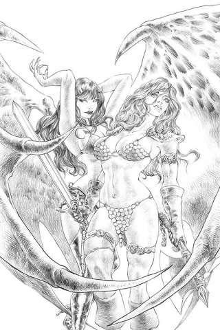 Red Sonja: Age of Chaos #4 (11 Copy Quah Sketch Virgin Cover)