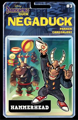 Negaduck #3 (Action Figure Cover)