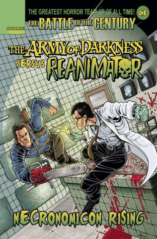 The Army of Darkness vs. Reanimator: Necronomicon Rising #1 (Haeser Cover)