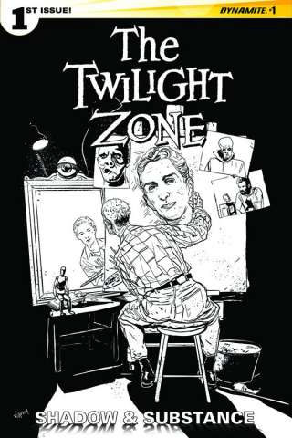 The Twilight Zone: Shadow & Substance #1 (15 Copy Vilanova B&W Cover)