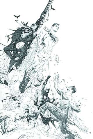 Batman / Superman #2 (Black & White Cover)