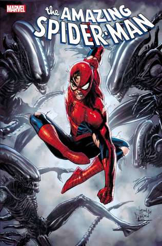 The Amazing Spider-Man #53 (Tony Daniel Marvel vs. Alien Cover)