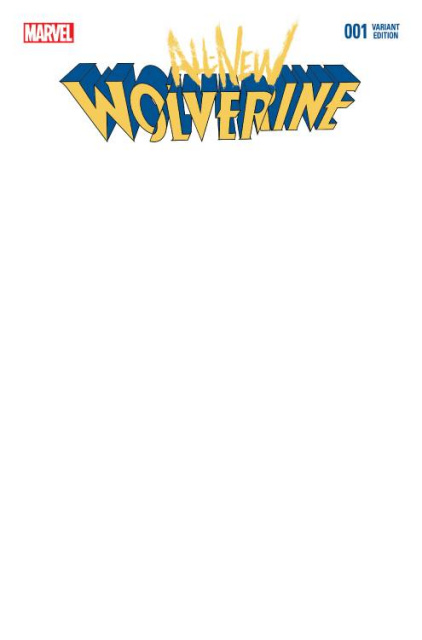 All-New Wolverine #1 (Blank Cover)