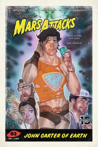 Warlord of Mars Attacks #3 (Caldwell Cover)