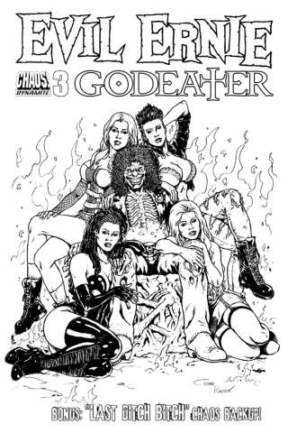 Evil Ernie: Godeater #3 (10 Copy B&W Cover)