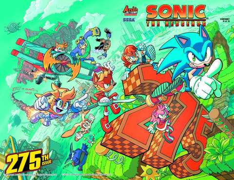 Sonic the Hedgehog #275 (Yardley Wraparound Cover)