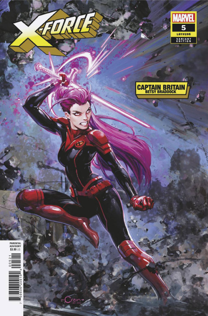 X-Force #5 (Clayton Crain Betsy Braddock Cover)