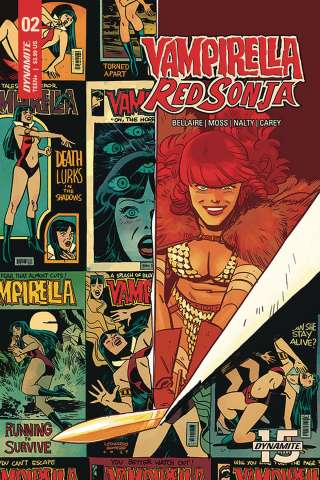 Vampirella / Red Sonja #2 (Romero & Bellaire Cover)
