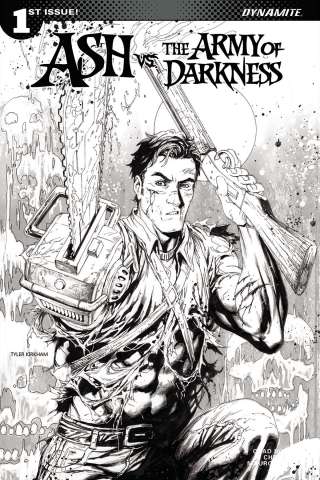 Ash vs. The Army of Darkness #1 (10 Copy Kirkham B&W Cover)