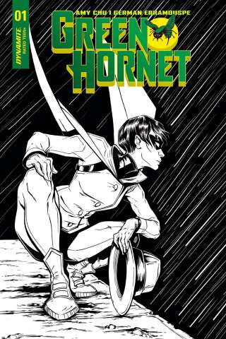 Green Hornet #1 (20 Copy Ihde B&W Cover)