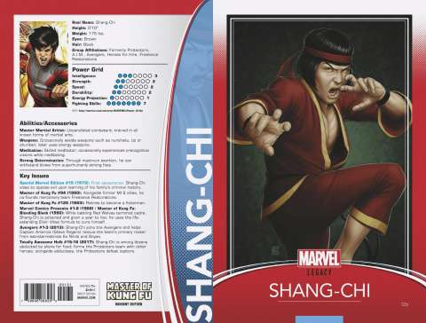 Master of Kung Fu #126 (Christopher Trading Card Cover)
