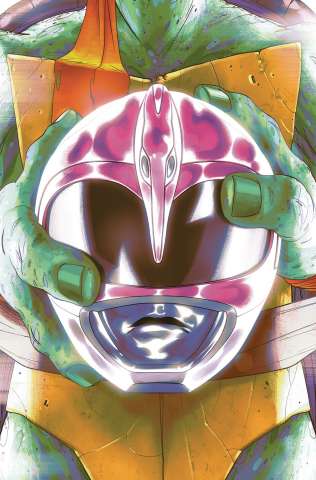 Power Rangers / Teenage Mutant Ninja Turtles #4 (Raph Montes Cover)