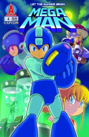 Mega Man #4 (Spaz Cover)