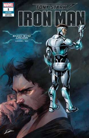 Tony Stark: Iron Man #1 (Superior Iron Man Armor Cover)