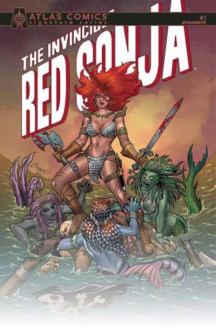 The Invincible Red Sonja #1 (Palmiotti & Conner Signed Atlas Edition)