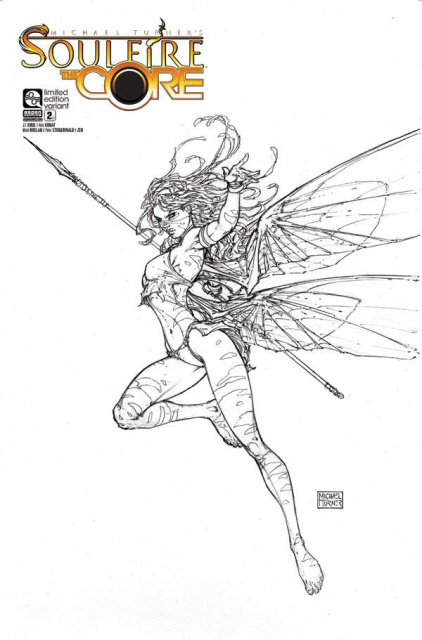 Soulfire: The Core #2 (Turner Sketch Cover)