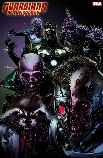 Guardians of the Galaxy #4 (Suayan Marvel Zombies Cover)