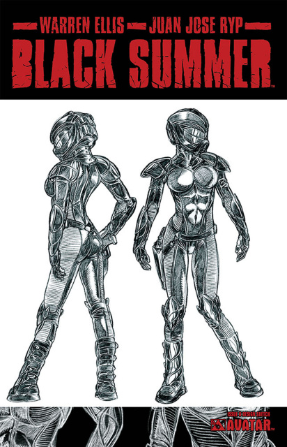 Black Summer #6 (Design Sketch Cover)