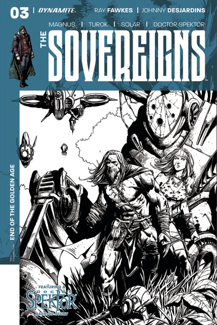 The Sovereigns #4 (10 Copy Desjardins B&W Cover)