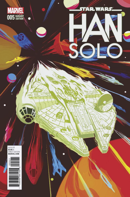 Star Wars: Han Solo #5 (Del Mundo Millennium Falcon Cover)