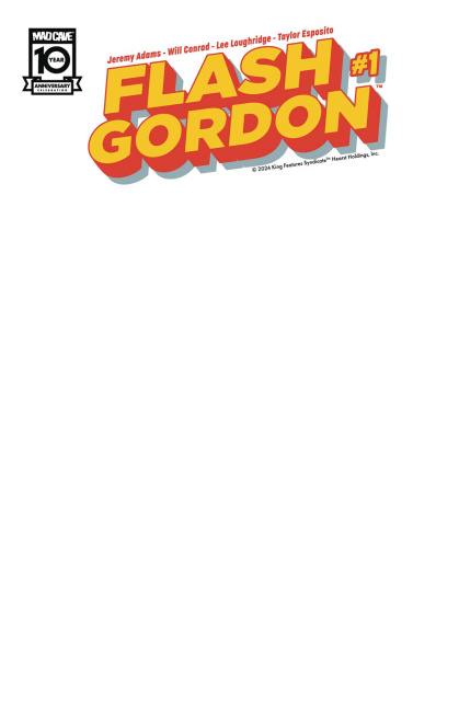 Flash Gordon #1 (Blank Sketch Cover)