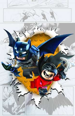 Batman and Robin #36 (Lego Cover)