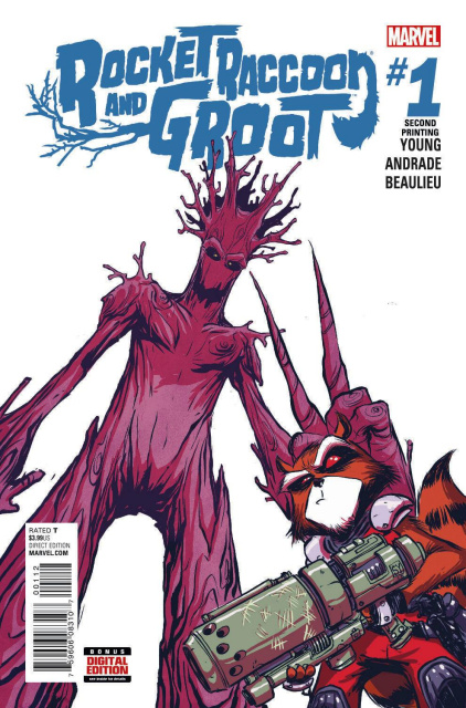 Rocket Raccoon and Groot #1 (Young 2nd Printing)