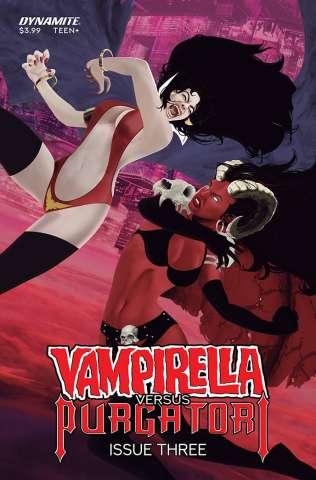 Vampirella vs. Purgatori #3 (Premium Maine Cover)