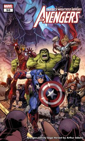 Avengers #50 (Infinity Saga Phase One Cover)
