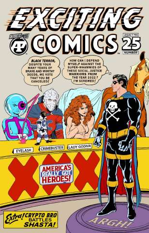 Exciting Comics #25 (Brian Denham Cover)