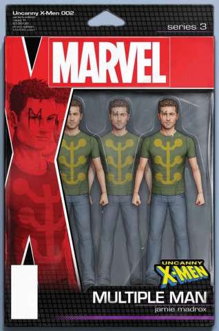 Uncanny X-Men #2 (Christopher Action Figure Cover)