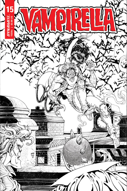 Vampirella #15 (25 Copy Robson Homage B&W Cover)