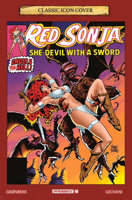 Red Sonja #10 (10 Copy Thorne Icon Cover)
