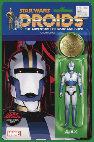 Star Wars: Dark Droids #4 (Christopher Action Figure Cover)