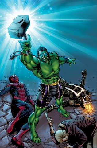 Totally Awesome Hulk #7 (Reenactment Cover)