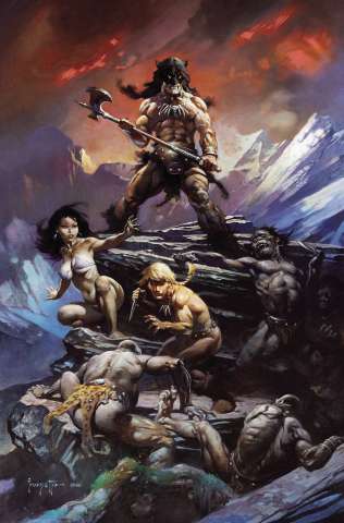 Fire and Ice #1 (50 Copy Frazetta Movie Poster Art Cover)