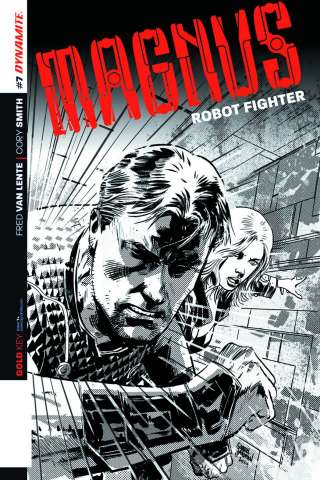 Magnus, Robot Fighter #7 (10 Copy Hardman B&W Cover)