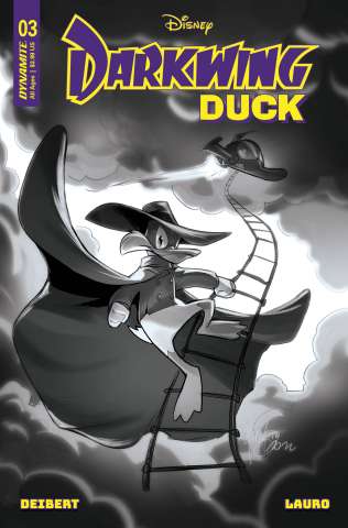 Darkwing Duck #3 (20 Copy Andolfo B&W Cover)