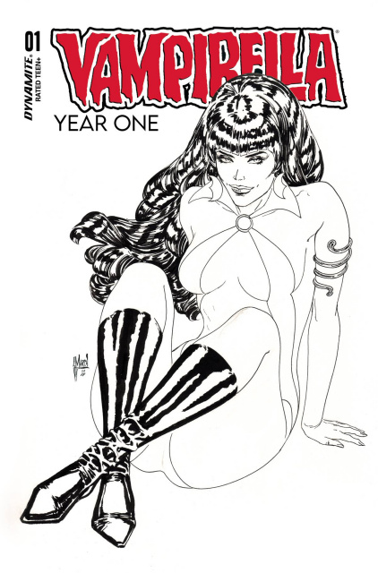 Vampirella: Year One #1 (7 Copy March B&W Cover)