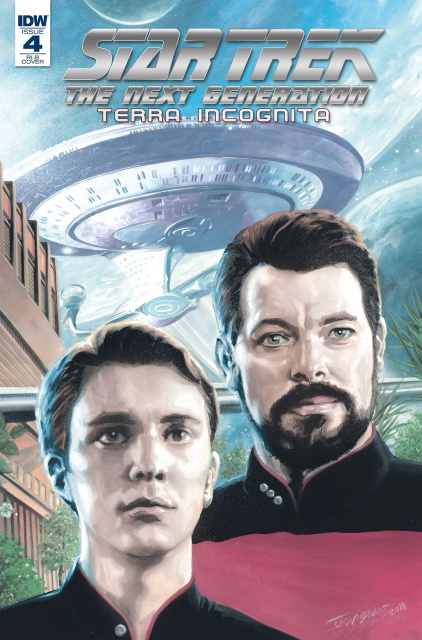 Star Trek: The Next Generation - Terra Incognita #4 (25 Copy Woodward Cover)