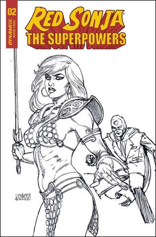 Red Sonja: The Superpowers #2 (20 Copy Linsner B&W Cover)