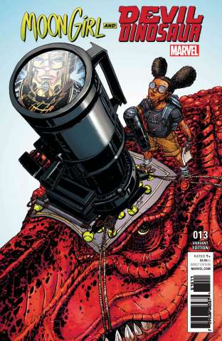 Moon Girl and Devil Dinosaur #13 (Chin Steam Cover)