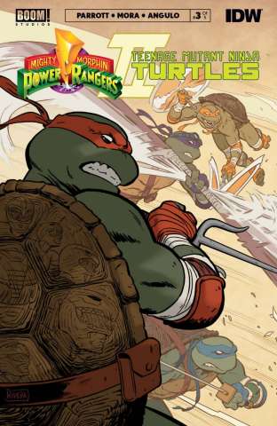Mighty Morphin Power Rangers / Teenage Mutant Ninja Turtles II #3 (Rivera Cover)